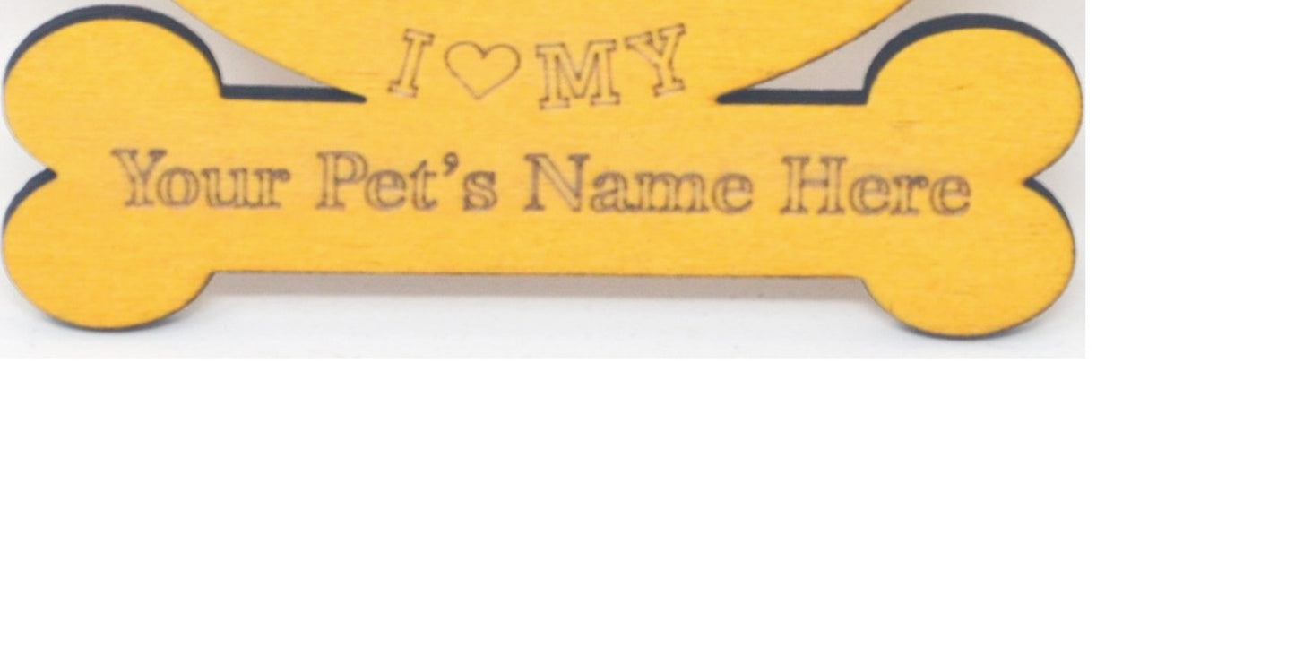 Personalize Your Dog Ornament (Replaces Breed Name)