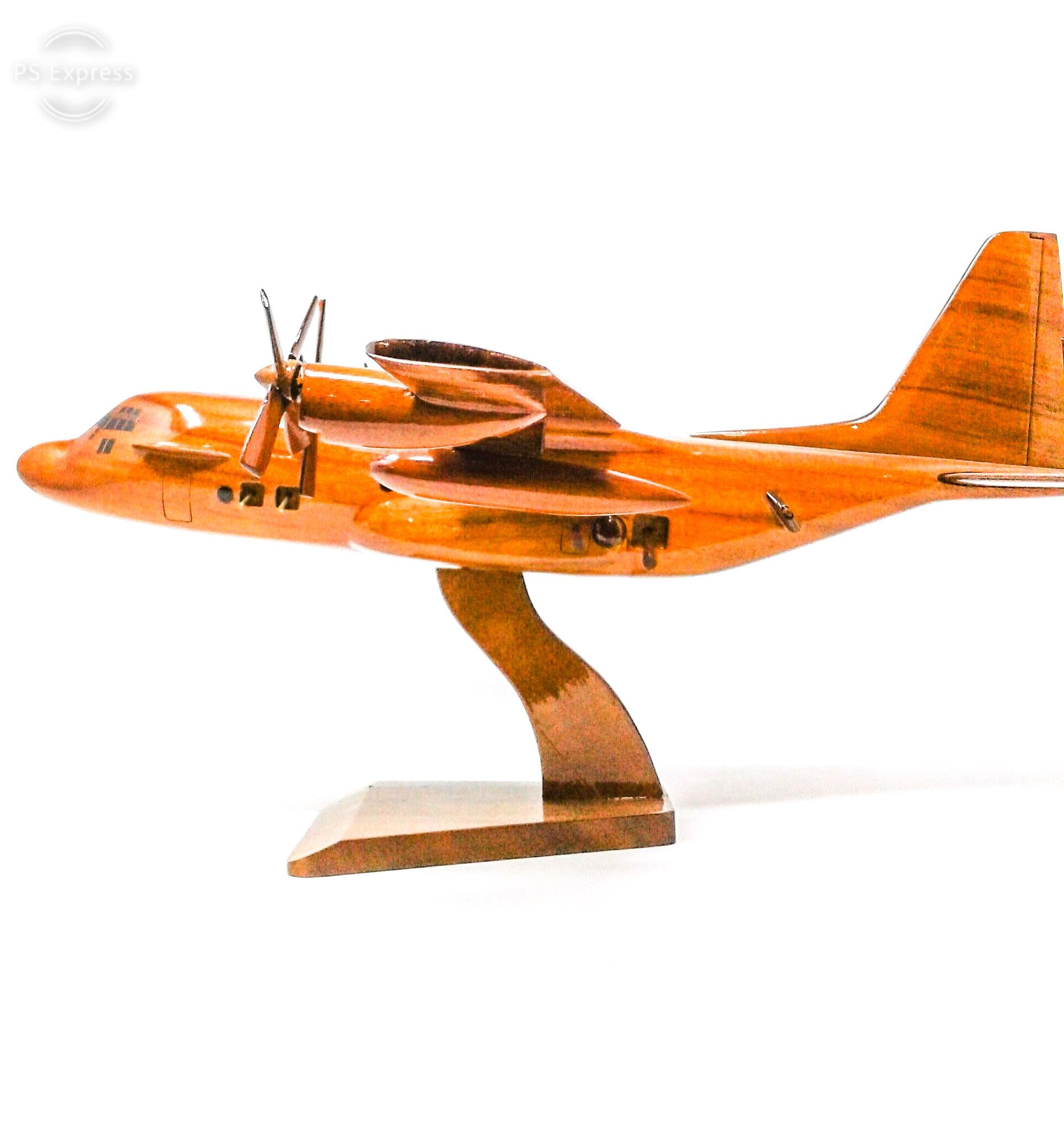 AC-130 Gunship Wood Model – Wood Art USA