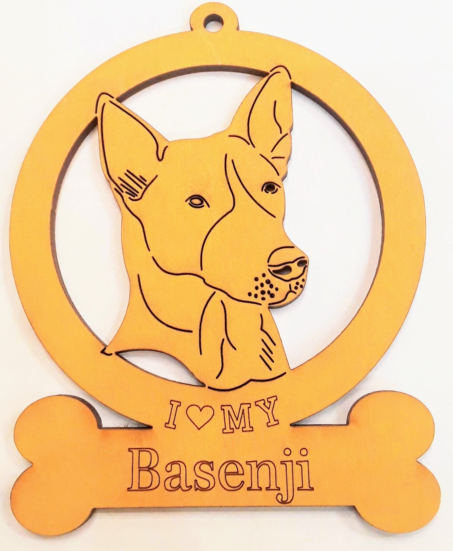 Basenji Dog Ornament