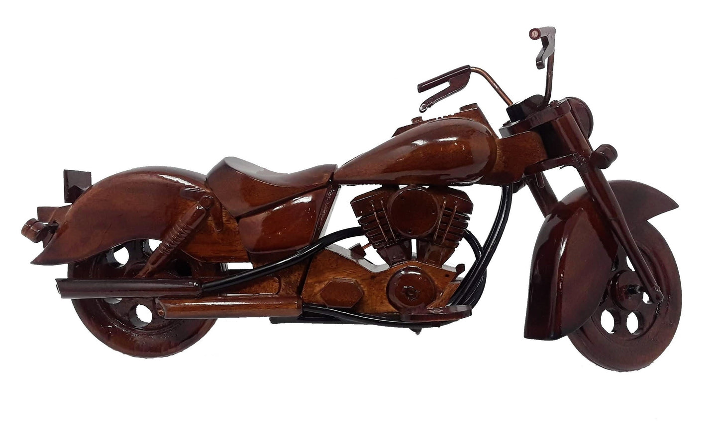 Indian Scout Motorcycle Wood Model