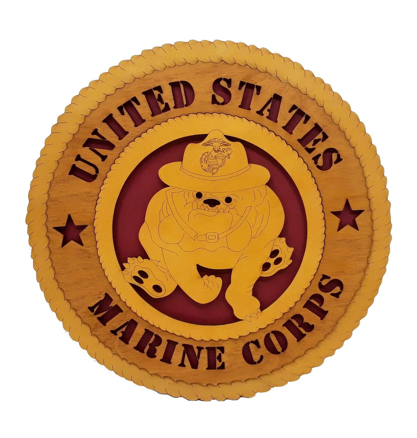 Marine (Mascot) Wall Plaque