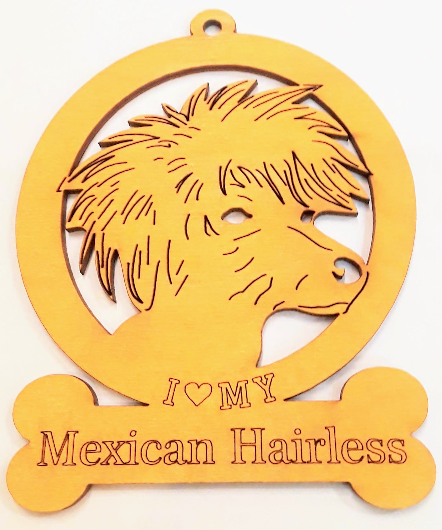 Mexican Hairless Dog Ornament