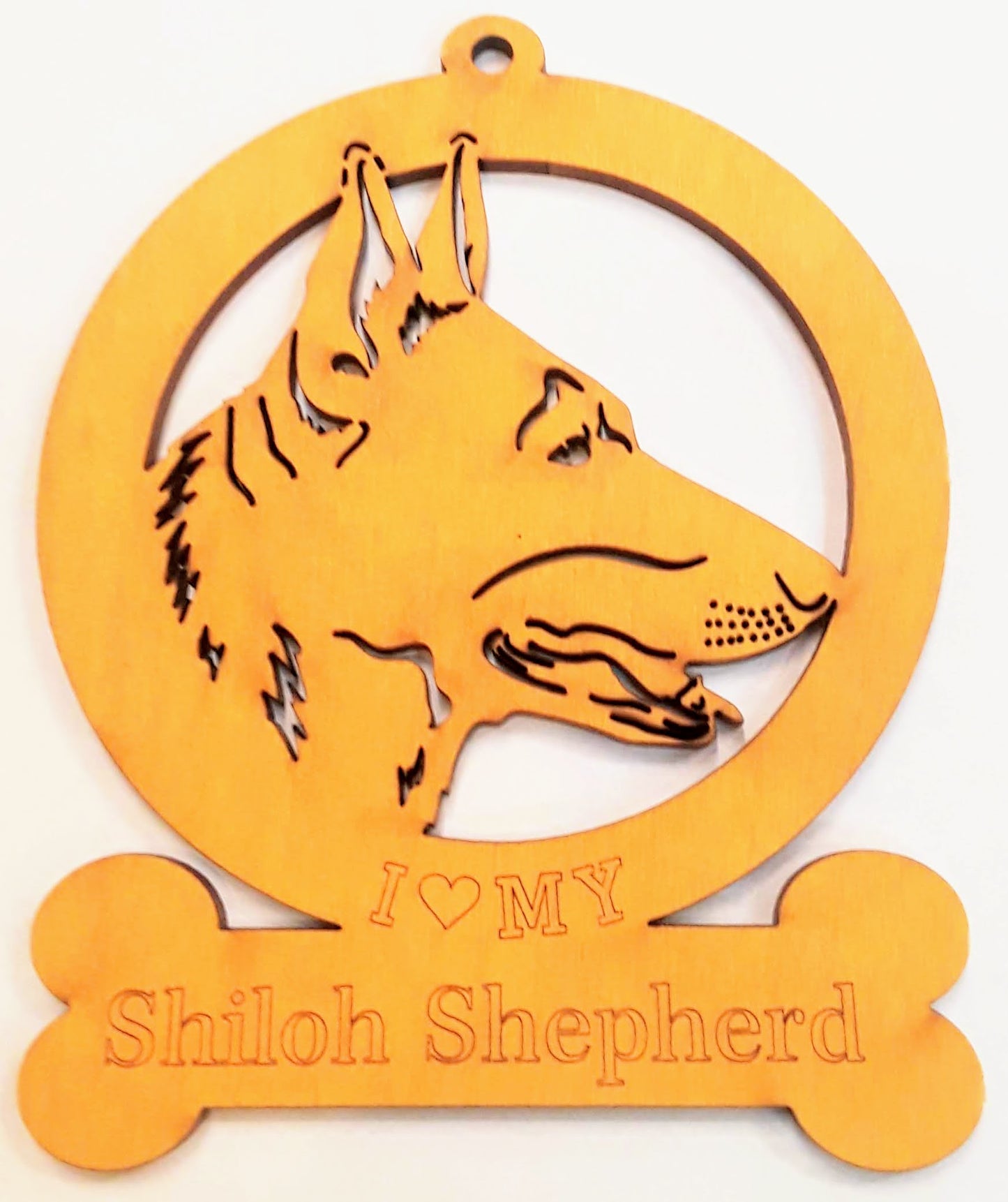 Shiloh Shepherd Dog Ornament