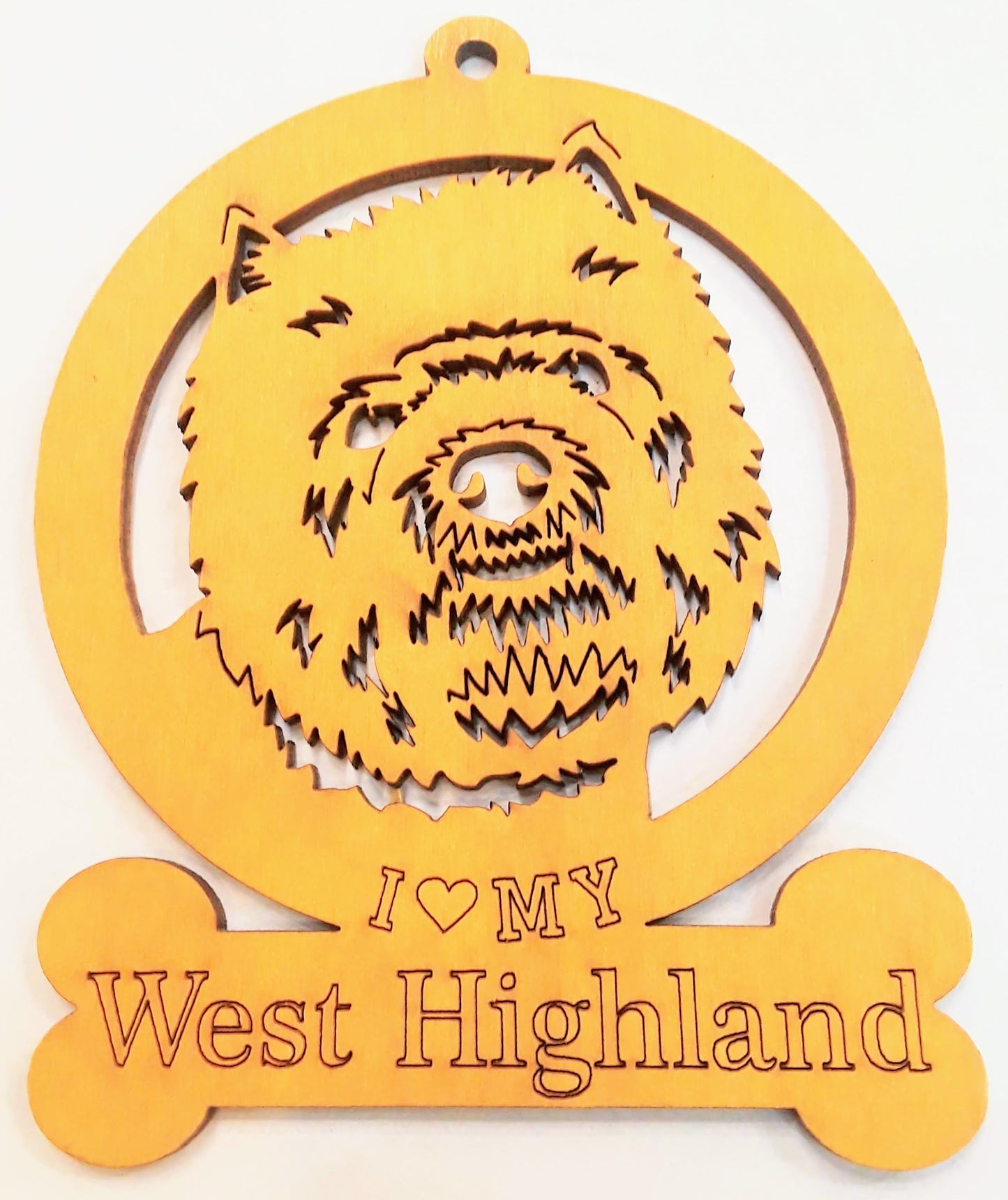 West Highland Dog Ornament