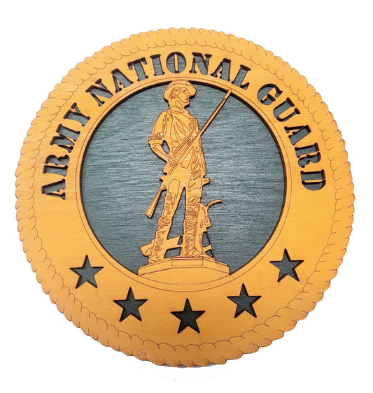 Army National Guard Desk Plaque