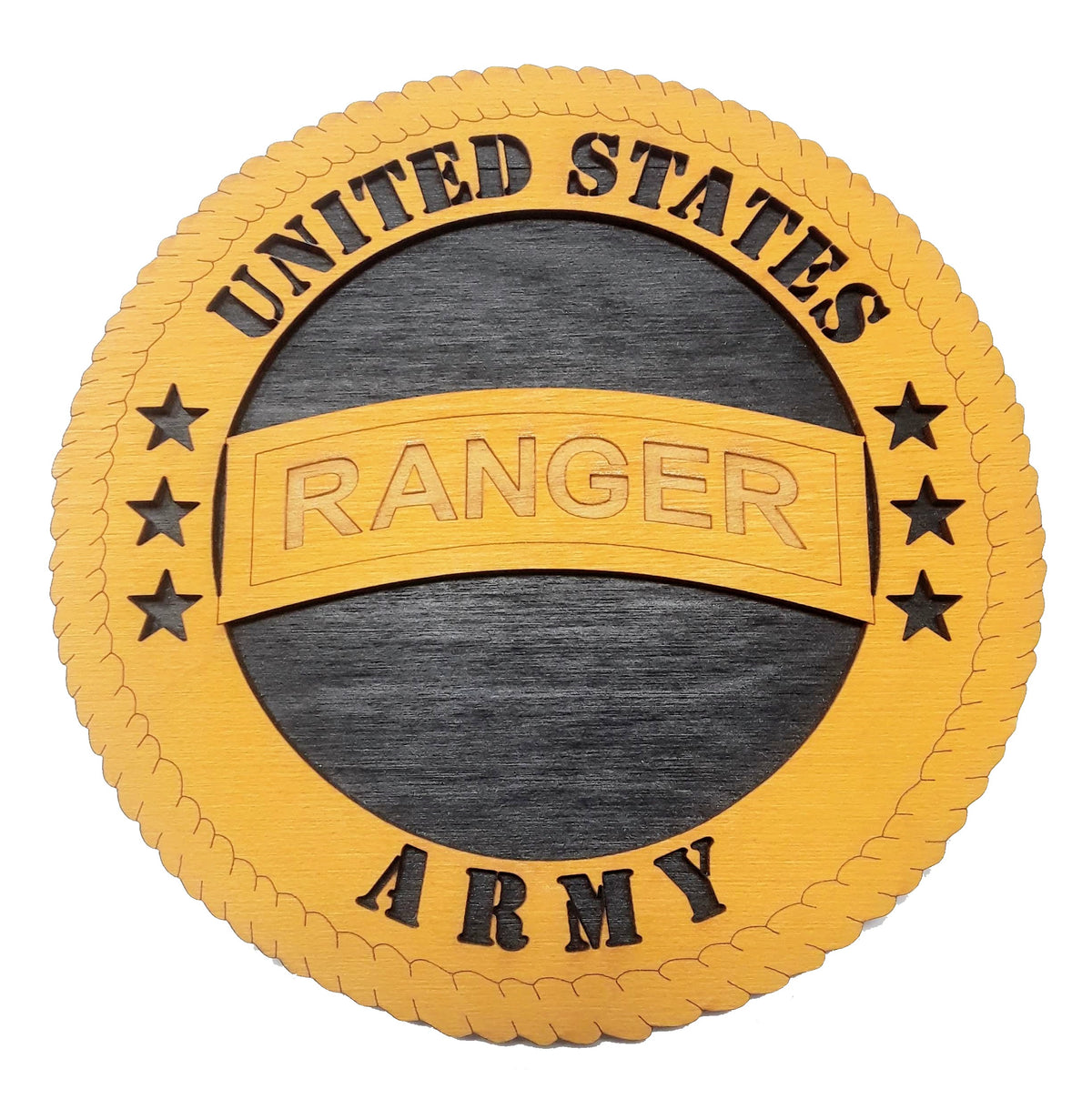 Army Ranger Desk Plaque – Wood Art USA