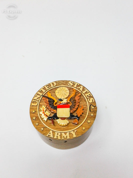 Army Wood Puzzle Box