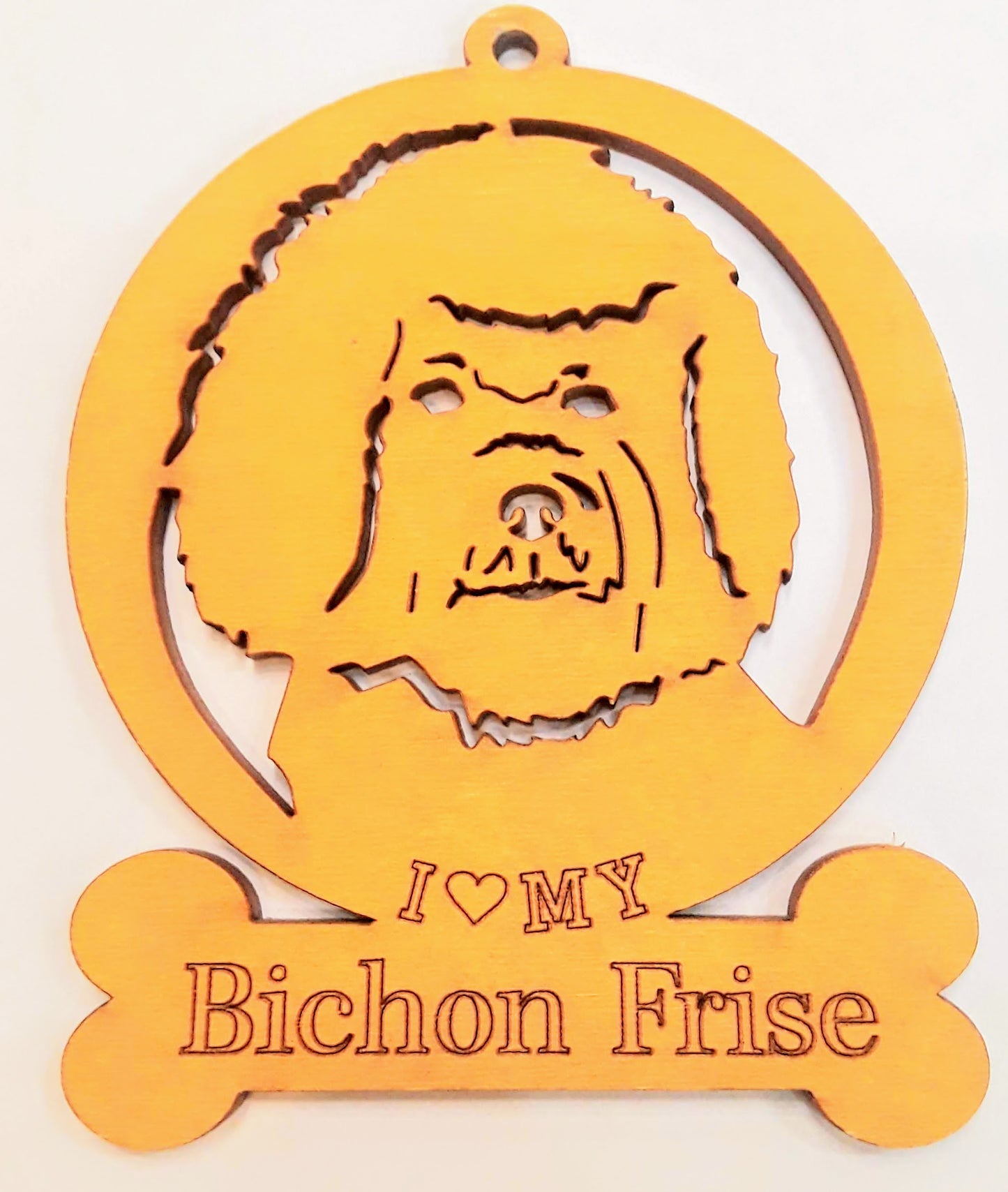 Bichon Dog Ornament