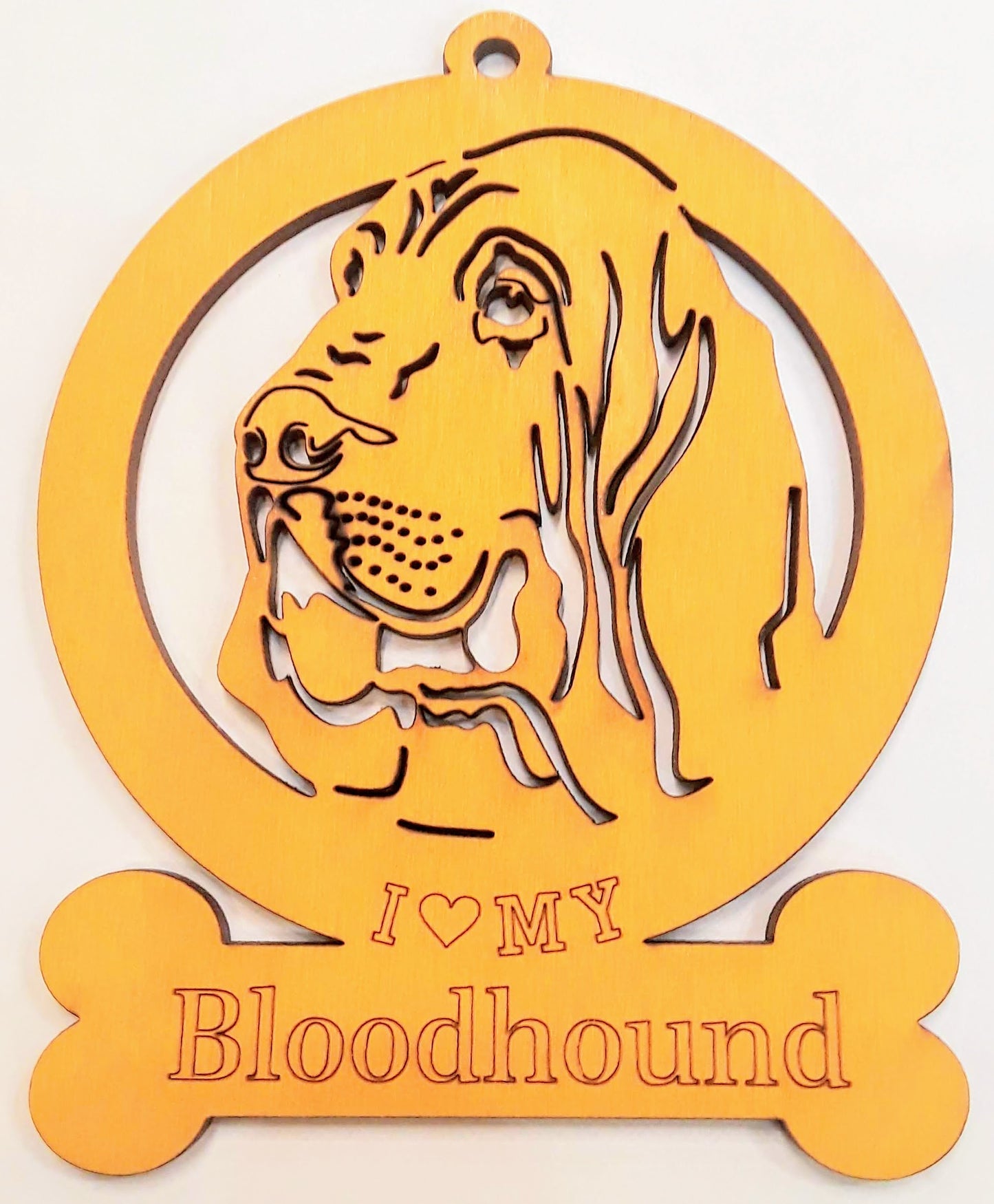 Bloodhound Dog Ornament