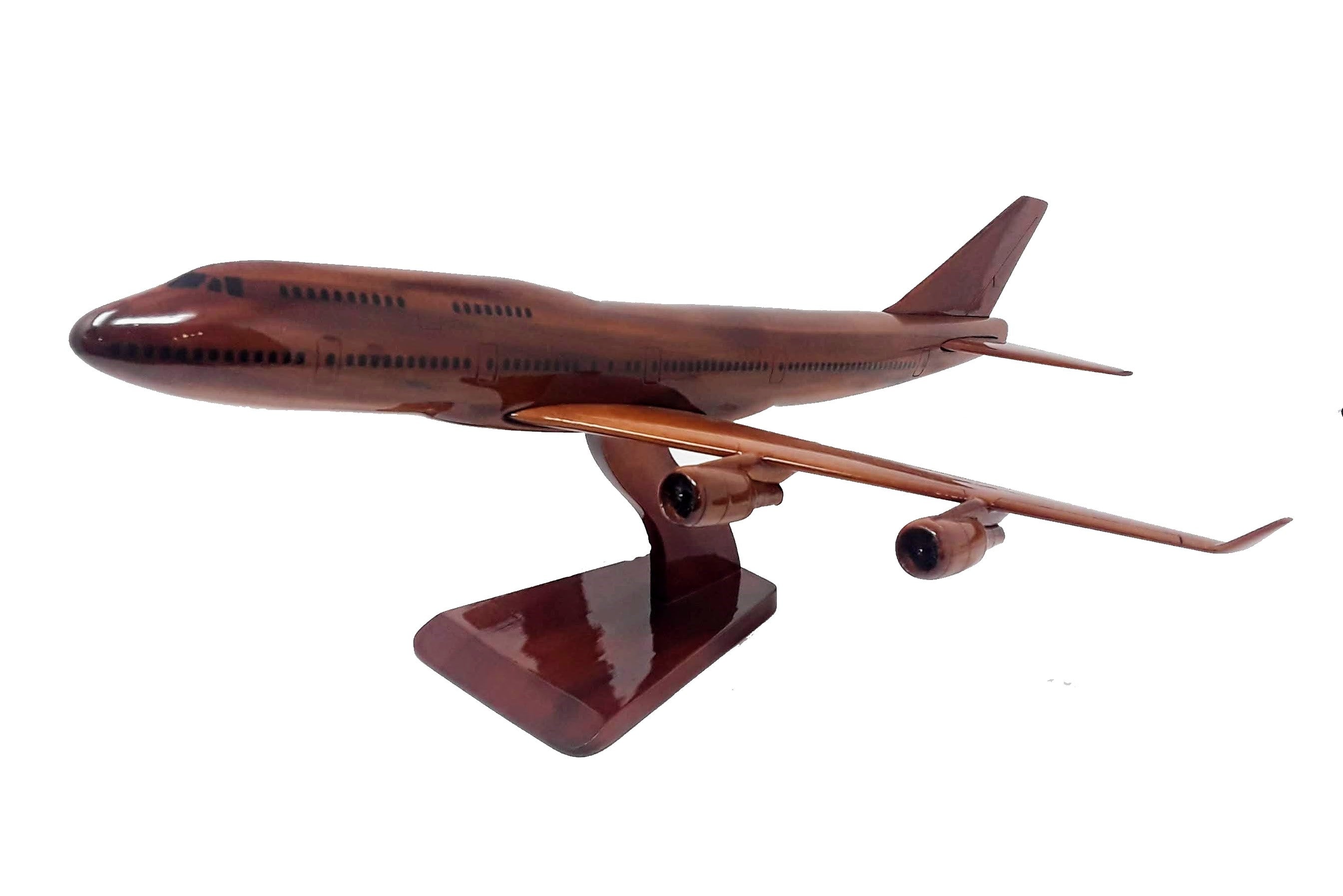 Boeing 747 Wood Model – Wood Art USA
