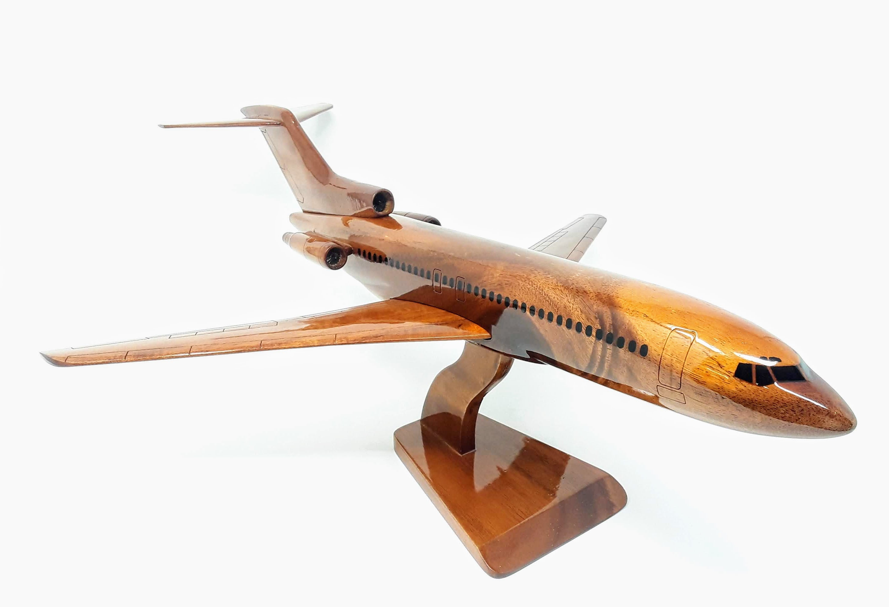 Boeing 727 Wood Model – Wood Art USA