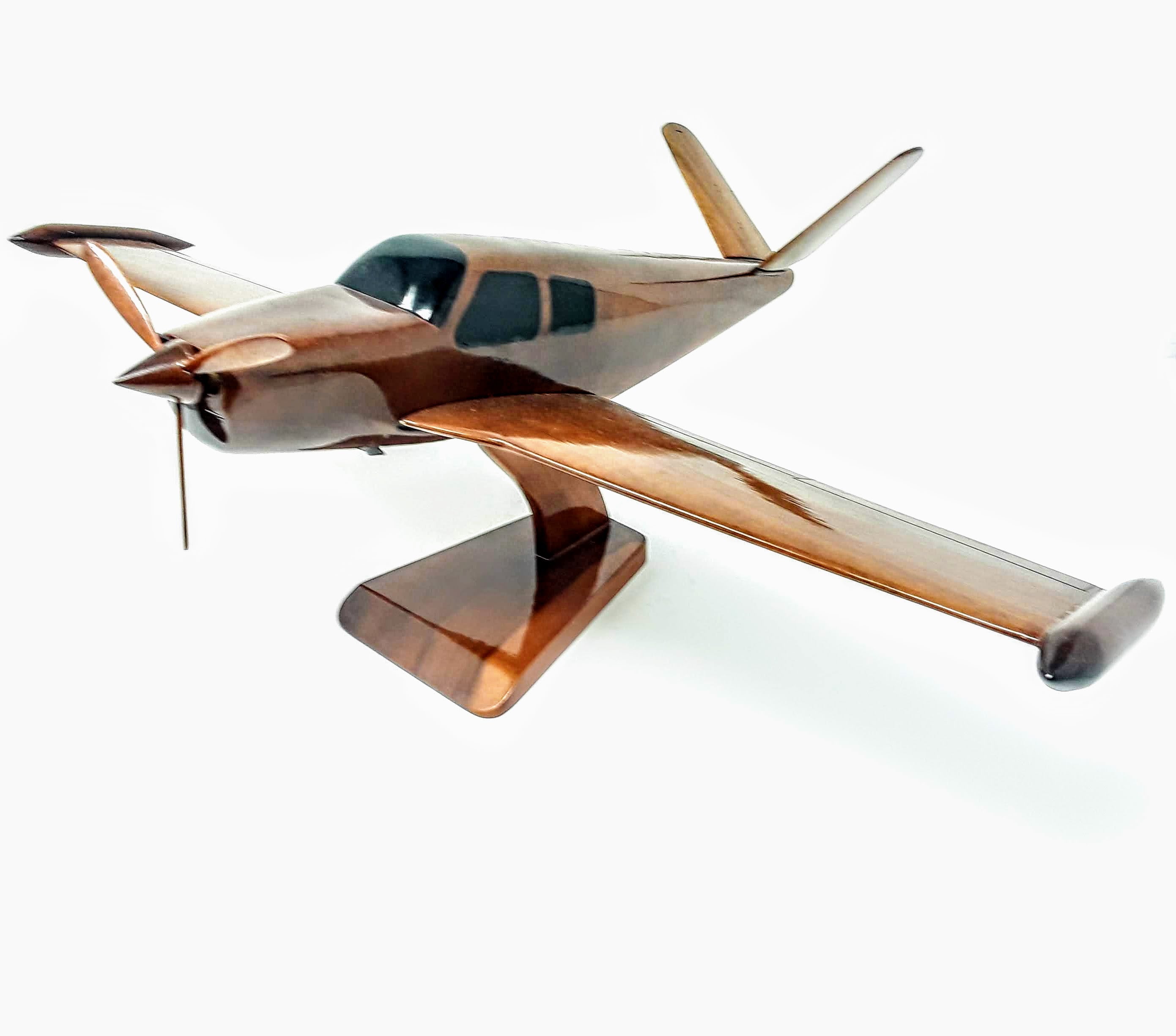 Bonanza V Tail Wood Model – Wood Art USA