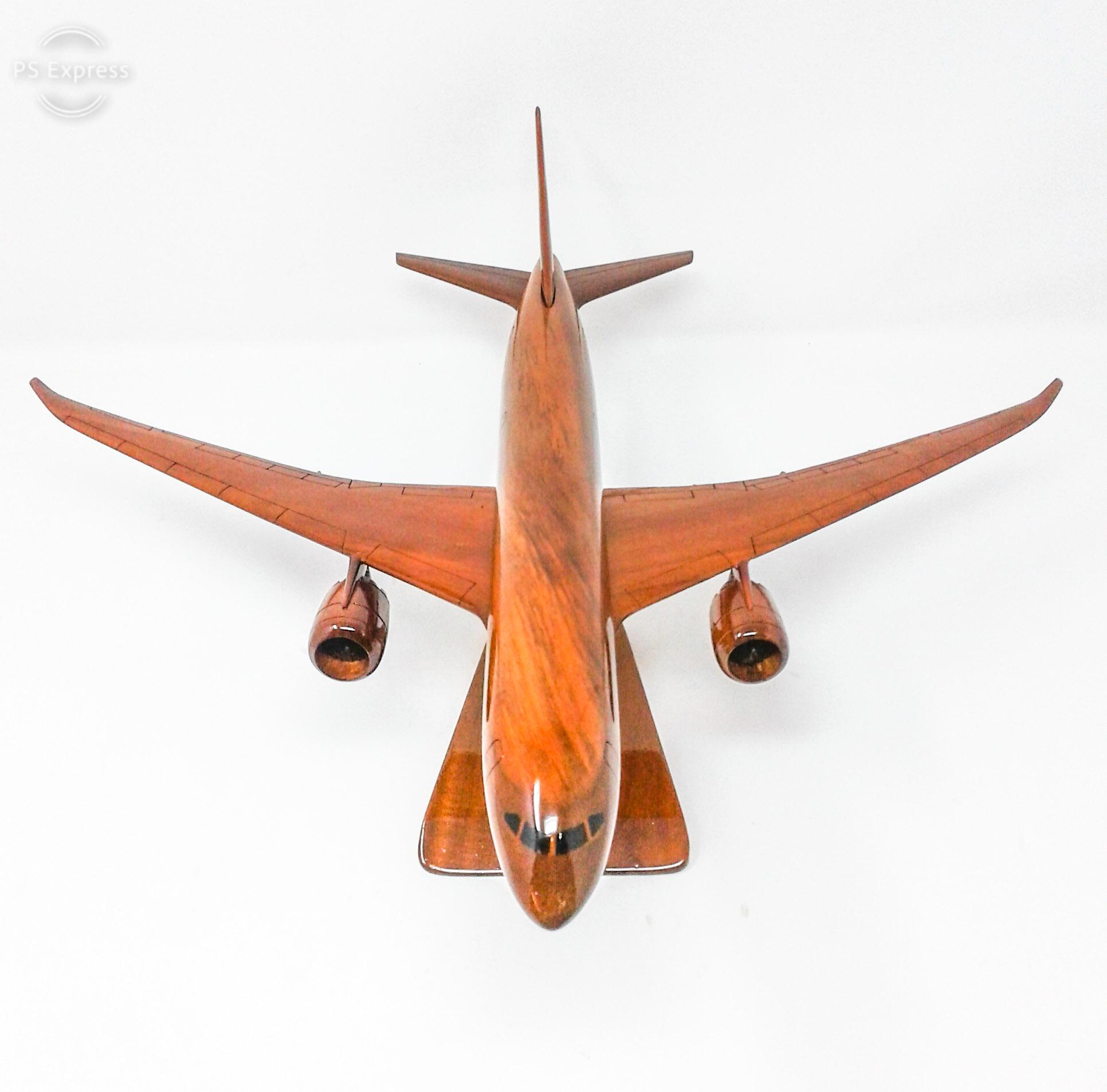 Boeing 787 Wood Model – Wood Art USA