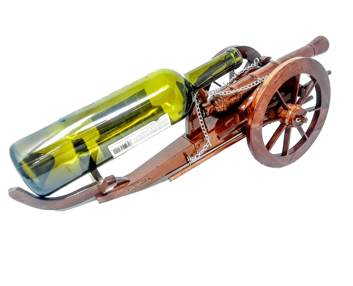 Cannon Wine Bottle Holder Wood Model