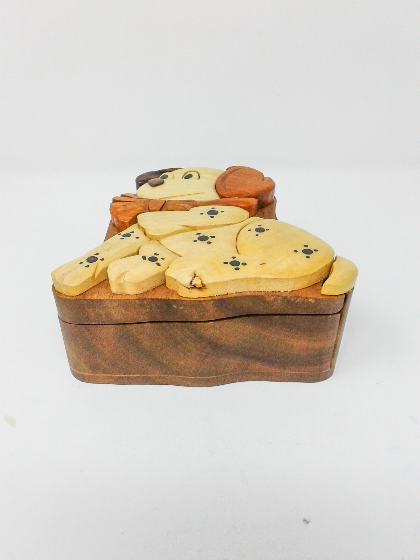 Dog Wood Puzzle Box