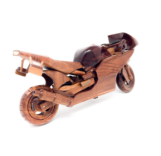 Ducati Racing Bike Wood Model
