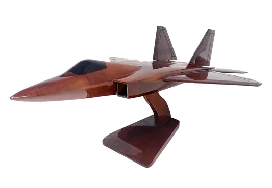F-22 Raptor Wood Model