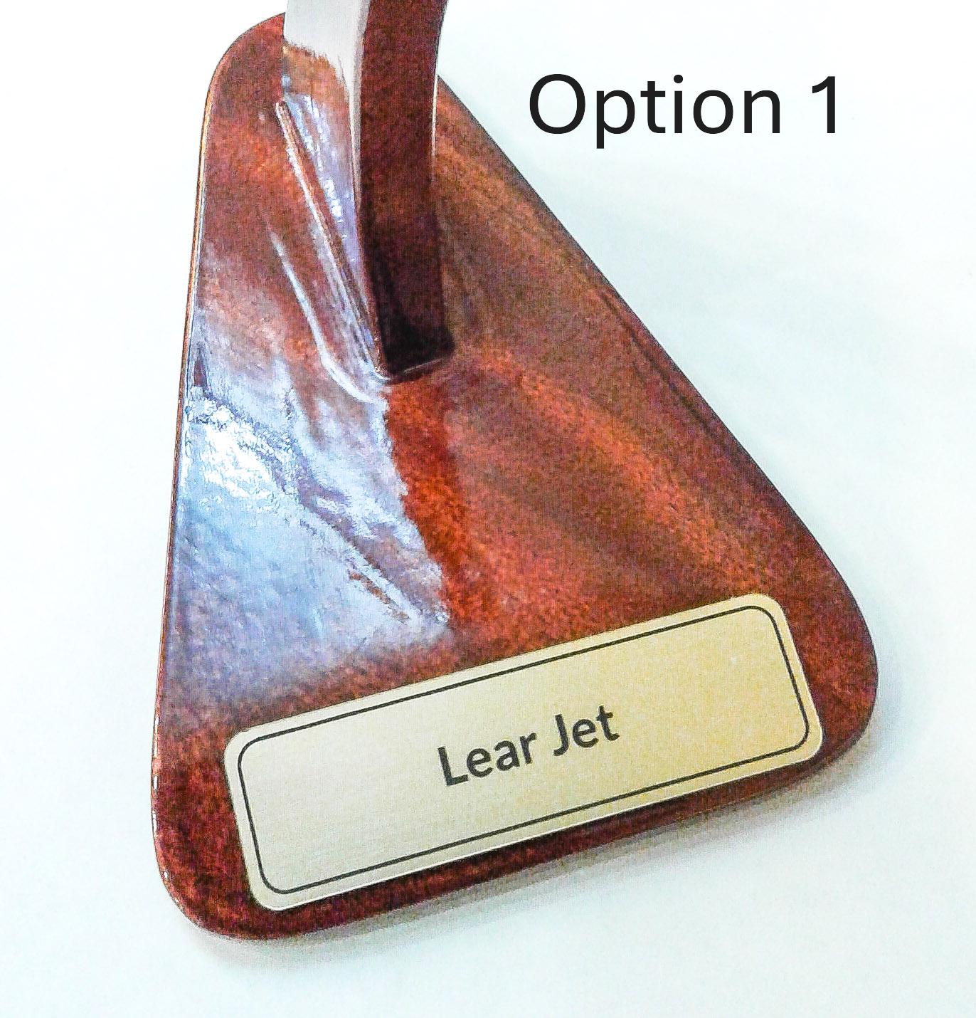 Lear Jet Wood Model