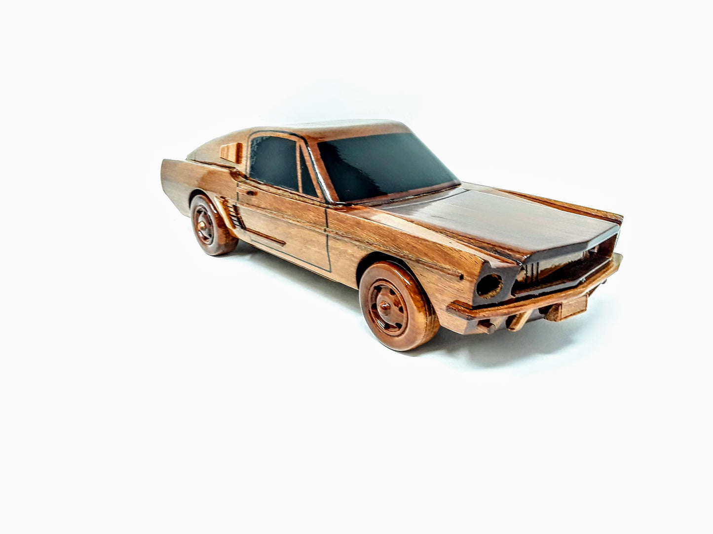Mustang Fastback Wood Model