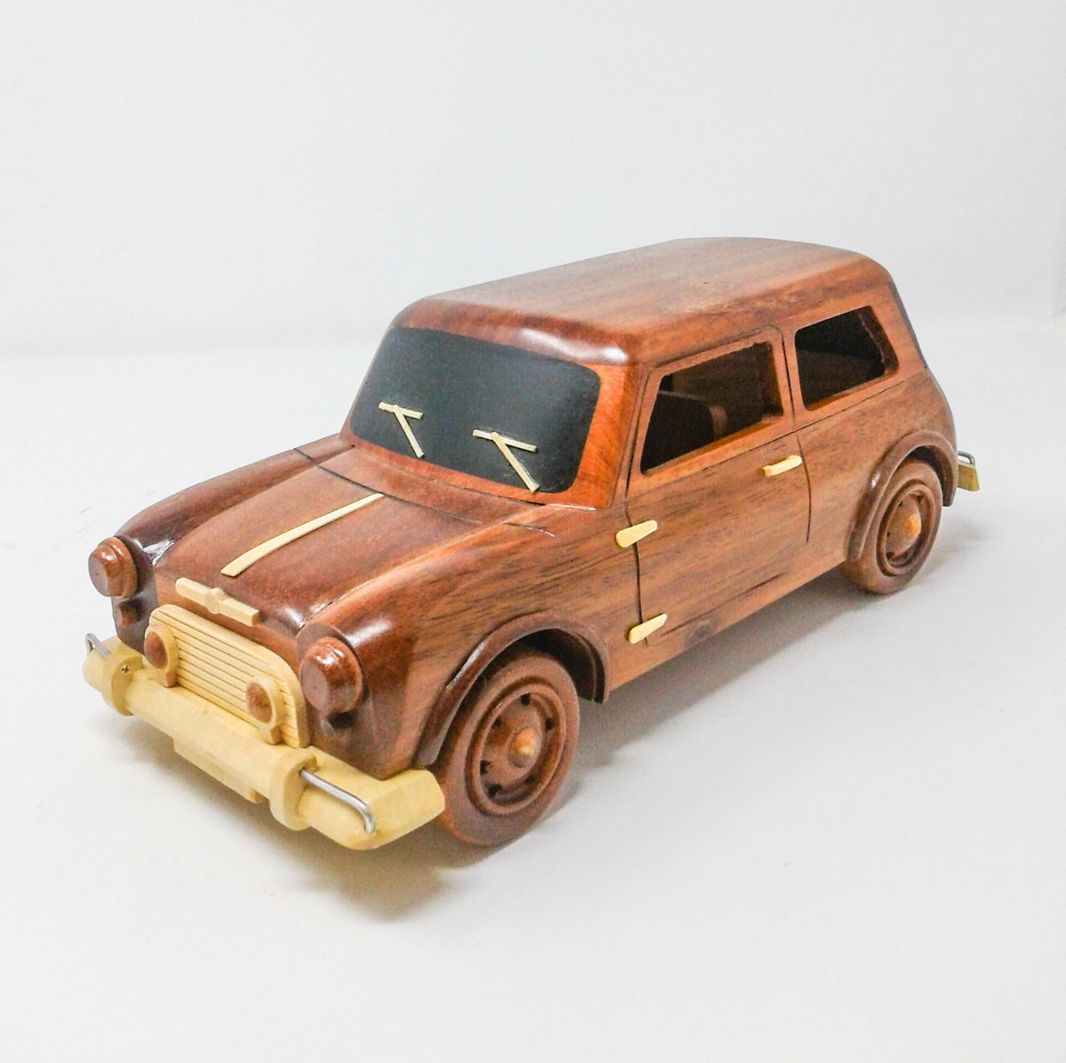Display Model Mini Cooper Mini Cooper Wood Model – Wood Art USA