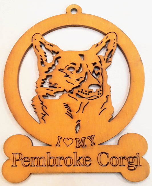 Pembroke Corgi Dog Ornament