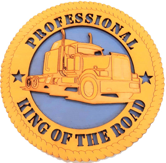 King of the Road Desk Plaque