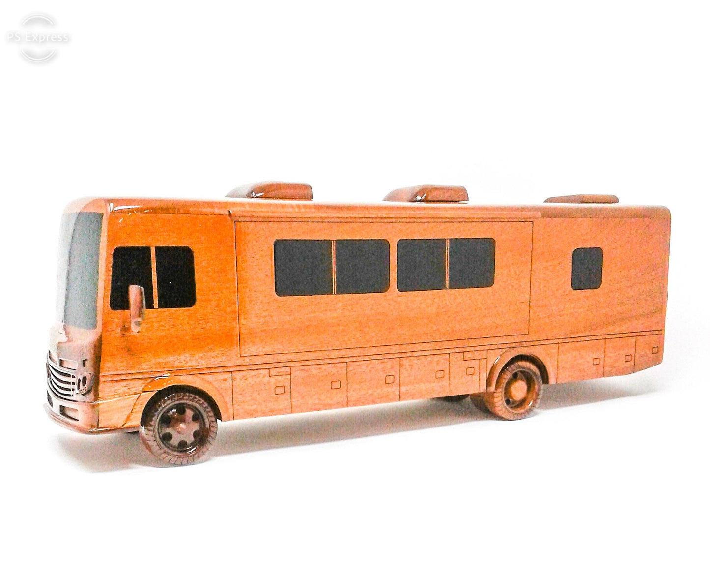 Motorhome RV Wood Model