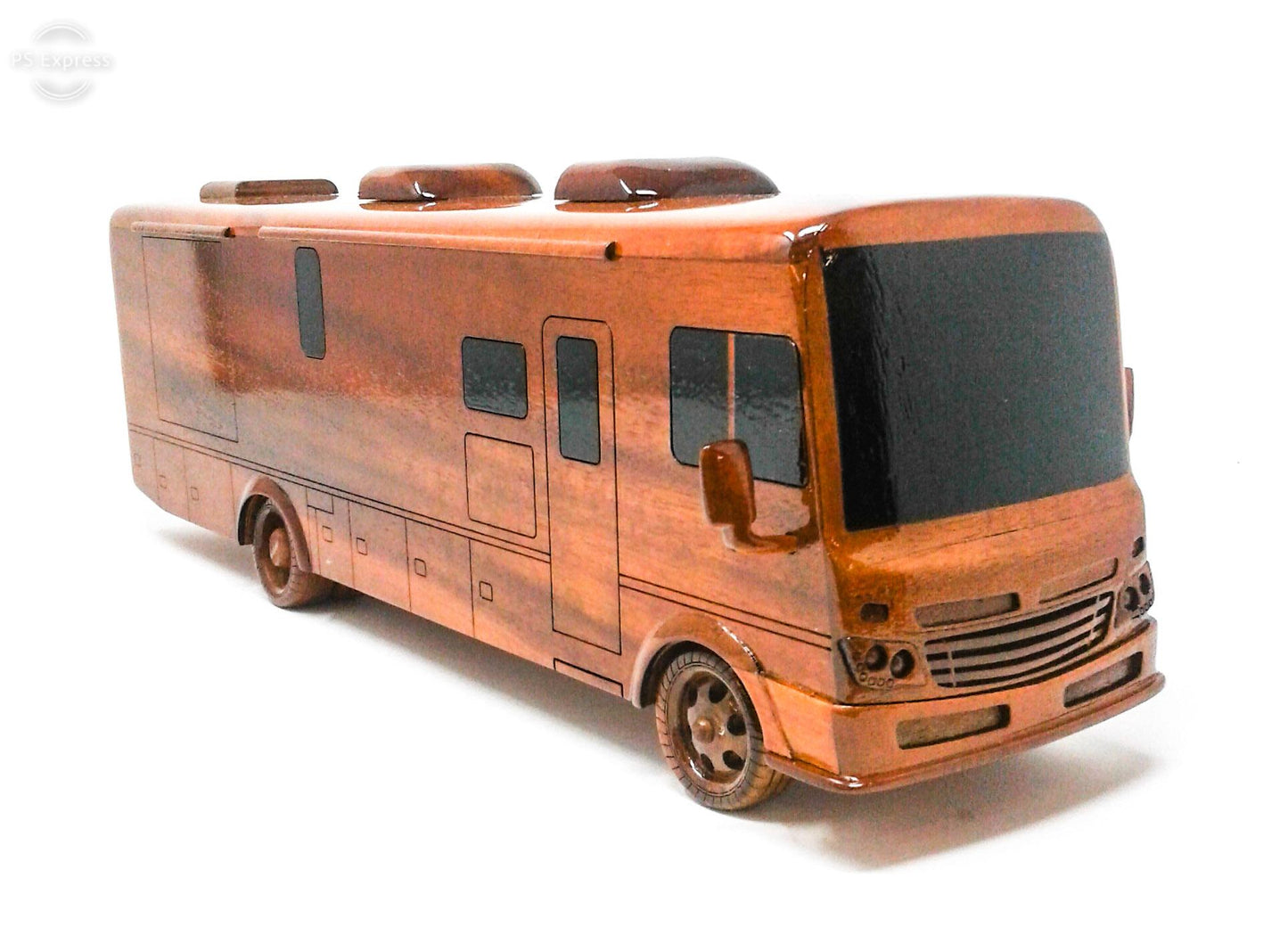 Motorhome RV Wood Model