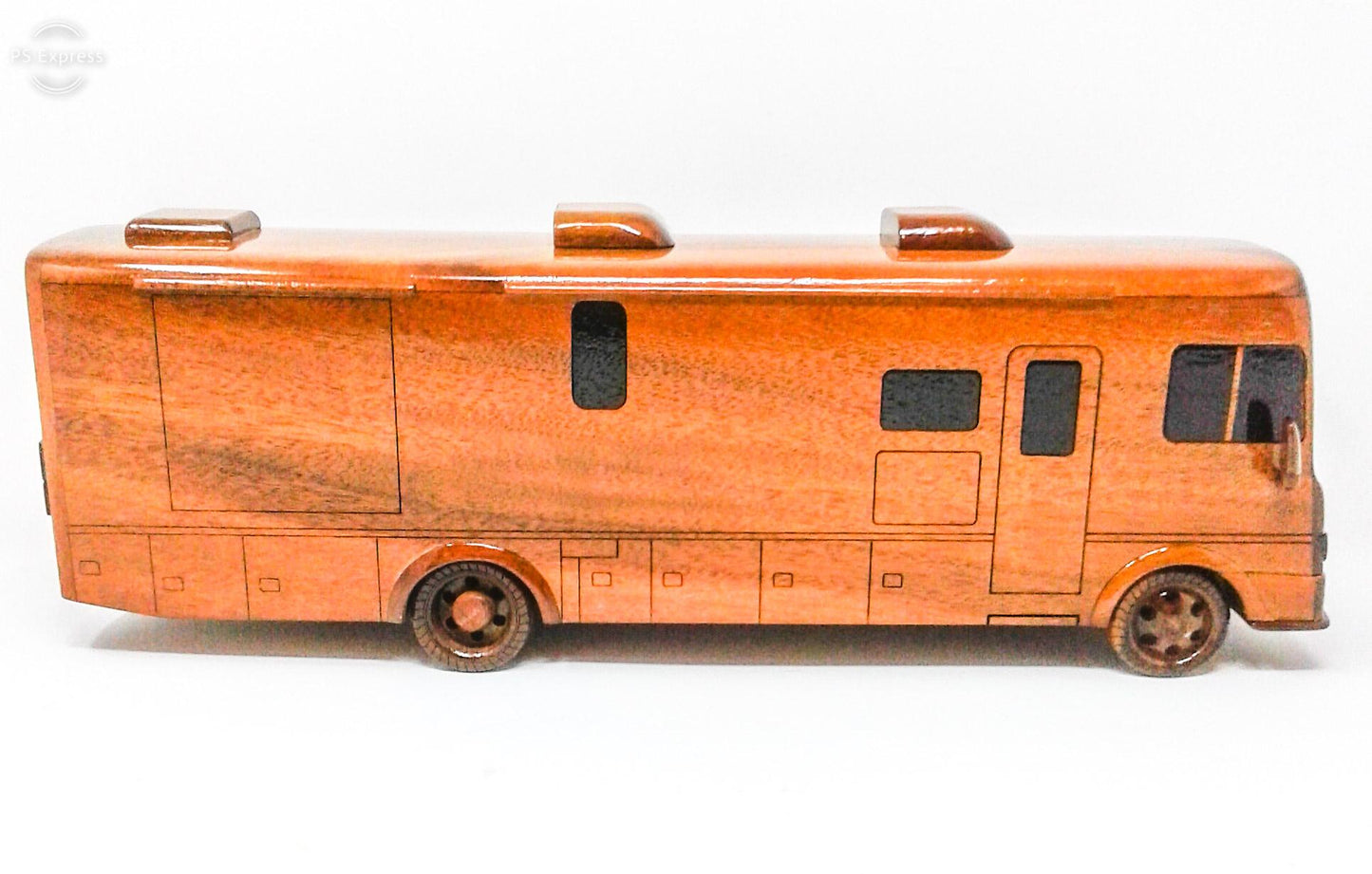 Motorhome RV Wood Model