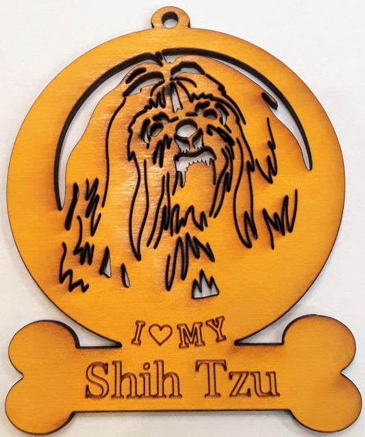 Shih Tzu Dog Ornament