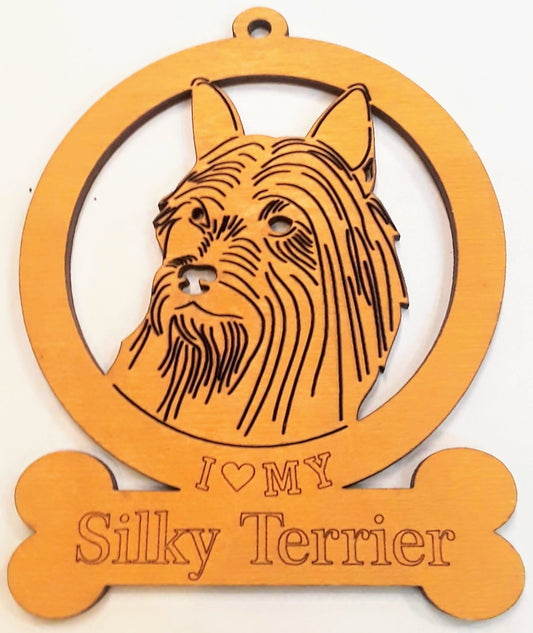 Silky Terrier Dog Ornament