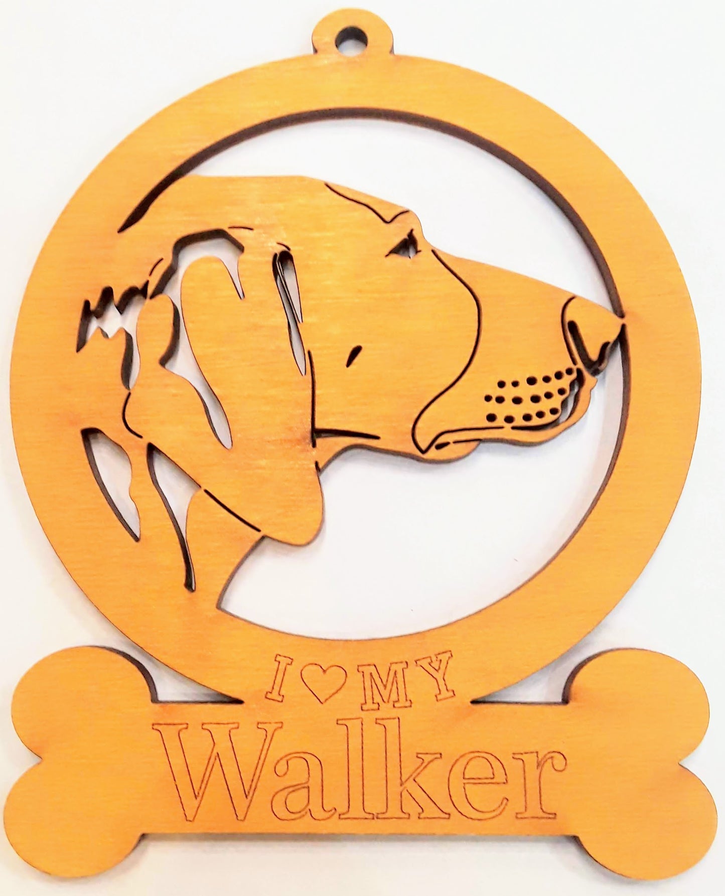 Walker Dog Ornament