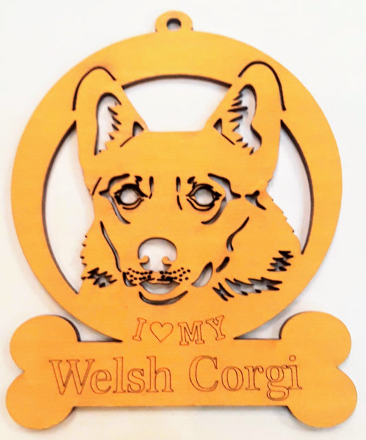 Welsh Corgi Dog Ornament