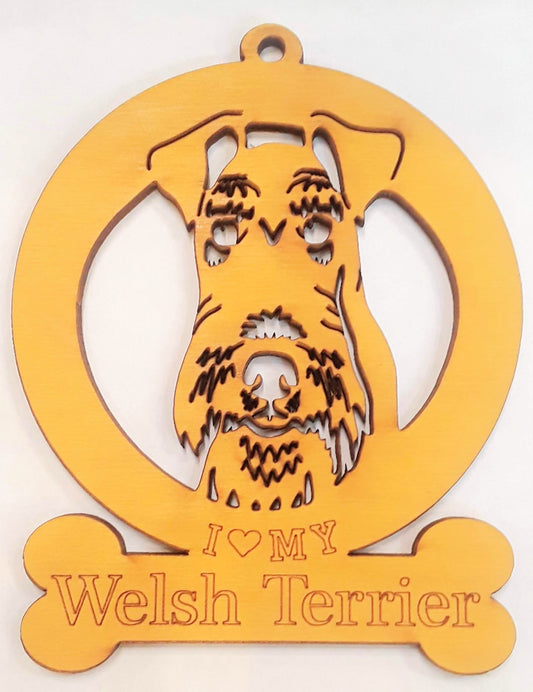 Welsh Terrier Dog Ornament