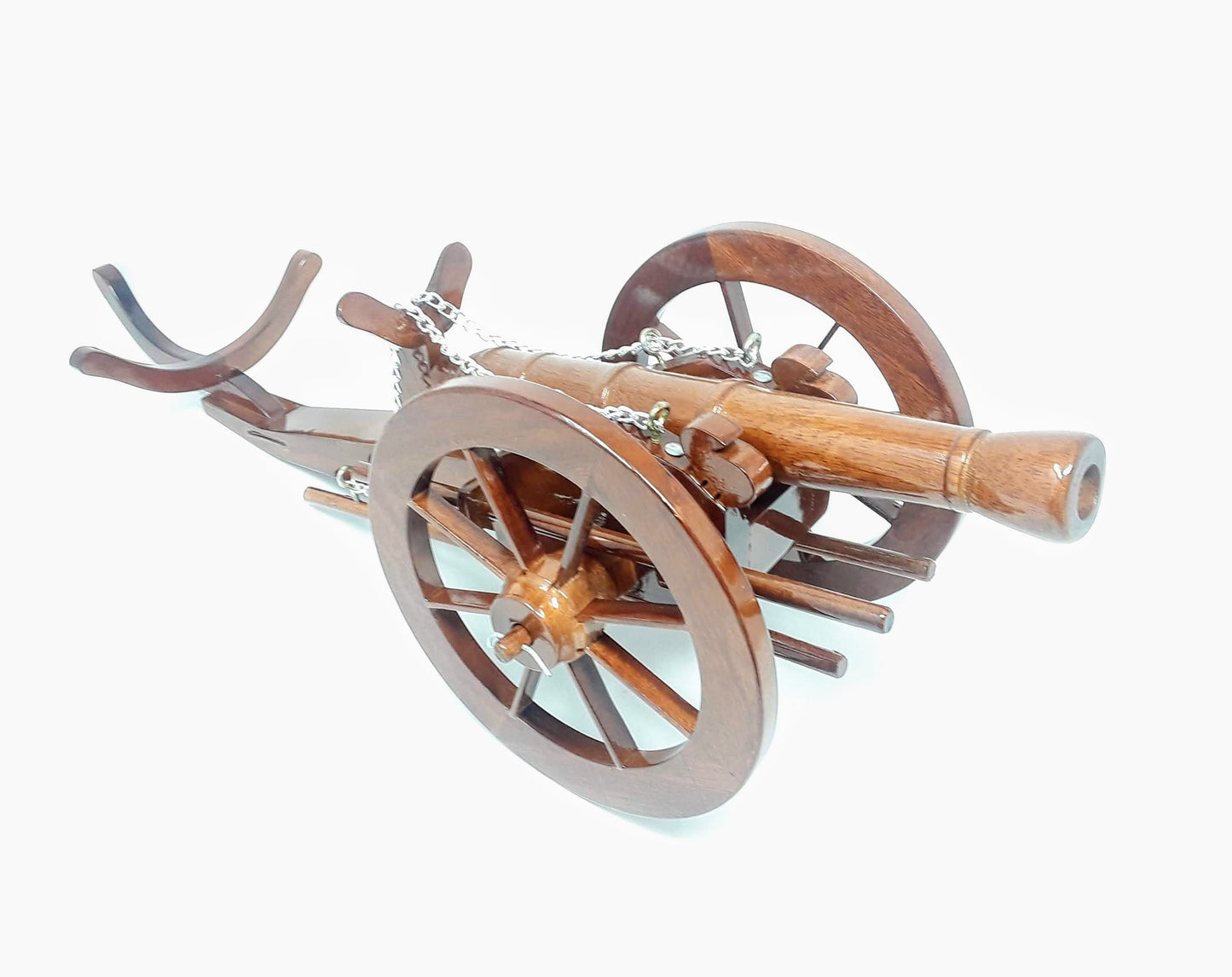 Cannon Wine Bottle Holder Wood Model