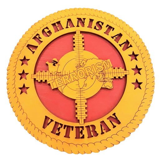 Afghanistan Veteran Desk Plaque