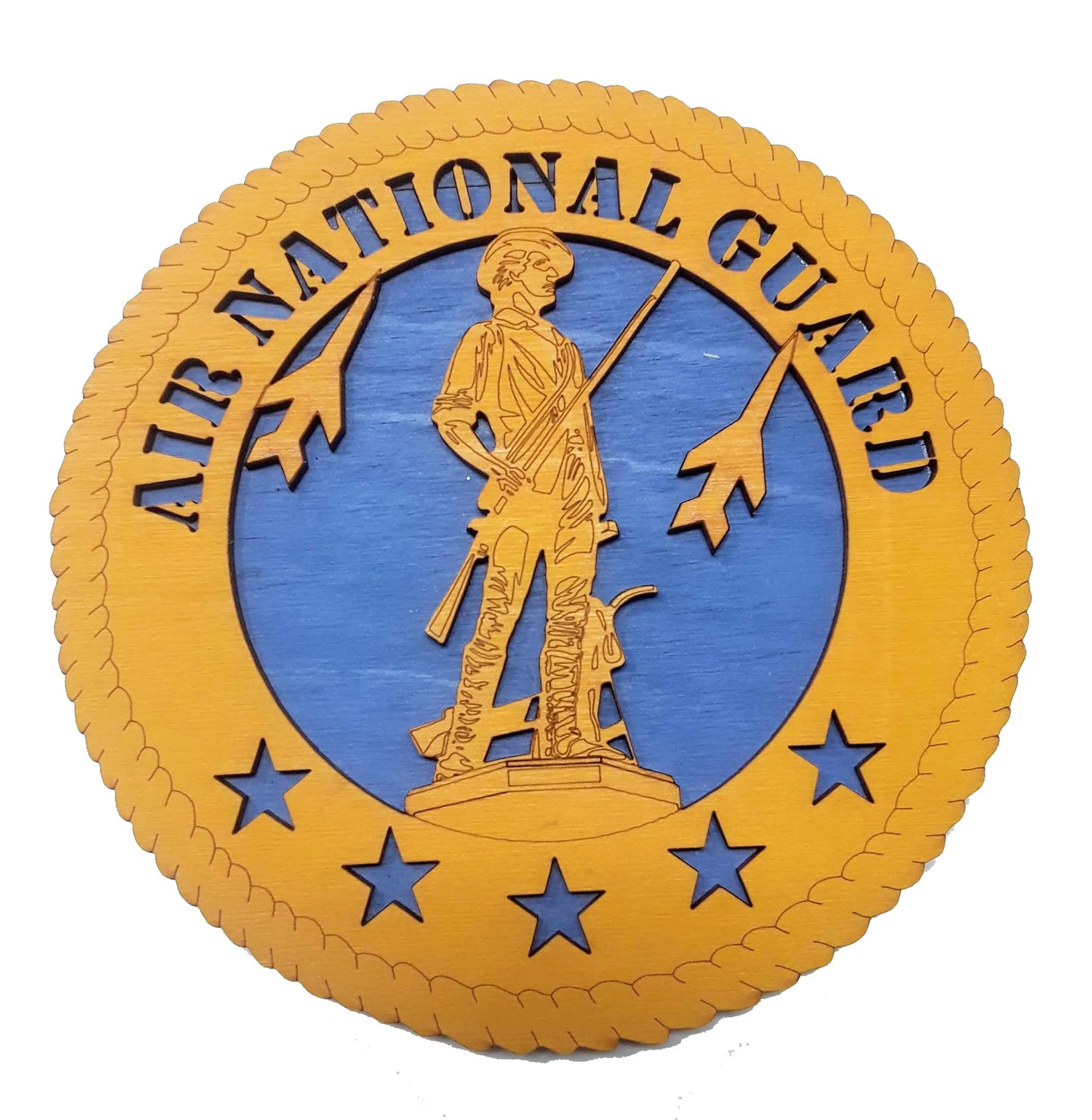 Air National Guard Desk Plaque