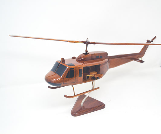 UH-1 Huey Helicopter Wood Model
